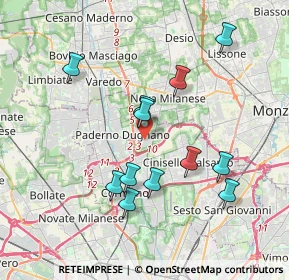 Mappa Via Richard Wagner, 20037 Paderno Dugnano MI, Italia (3.59)