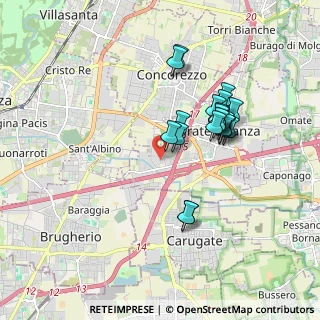 Mappa Via de Capitani, 20864 Agrate Brianza MB, Italia (1.5765)