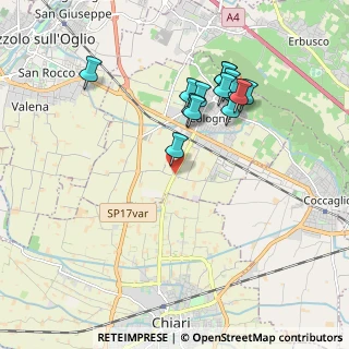 Mappa Via Francesca, 25033 Cologne BS, Italia (1.79143)