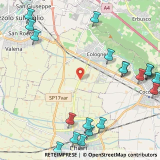 Mappa Via Francesca, 25033 Cologne BS, Italia (3.259)