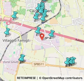 Mappa Via Alessandro Volta, 25046 Cazzago San Martino BS, Italia (1.3115)