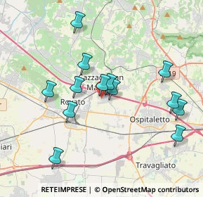 Mappa Via Alessandro Volta, 25046 Cazzago San Martino BS, Italia (3.68077)