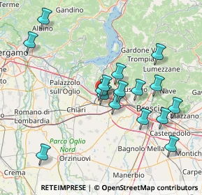 Mappa Via Alessandro Volta, 25046 Cazzago San Martino BS, Italia (14.70375)