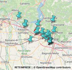 Mappa Via Alessandro Volta, 25046 Cazzago San Martino BS, Italia (10.49278)