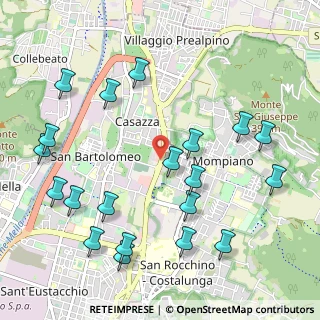 Mappa Via Triumplina, 25125 Brescia BS, Italia (1.2325)