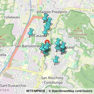 Mappa Via Triumplina, 25125 Brescia BS, Italia (0.6275)