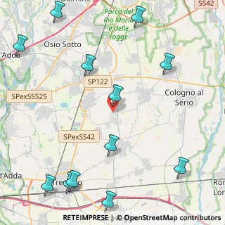 Mappa Via Gioacchino Rossini, 24050 Lurano BG, Italia (6.0275)