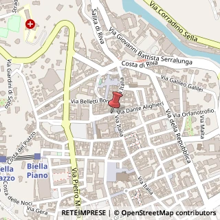 Mappa Piazza 1 Maggio, 1, 13900 Biella, Biella (Piemonte)