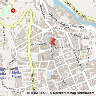 Mappa Via italia 37, 13900 Biella, Biella (Piemonte)