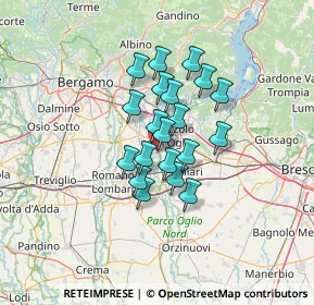 Mappa SP101, 25037 Pontoglio BS, Italia (9.194)