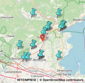 Mappa Via dell'Artigianato, 25085 Gavardo BS, Italia (7.07588)