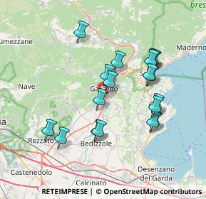 Mappa Via dell'Artigianato, 25085 Gavardo BS, Italia (6.86611)