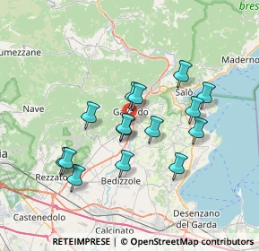 Mappa Via dell'Artigianato, 25085 Gavardo BS, Italia (6.24133)