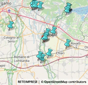 Mappa Vicolo Banzolini, 25037 Pontoglio BS, Italia (9.2285)