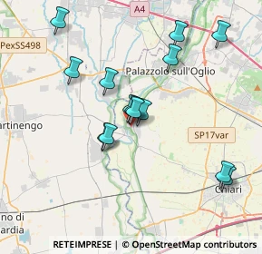 Mappa Vicolo Banzolini, 25037 Pontoglio BS, Italia (3.435)