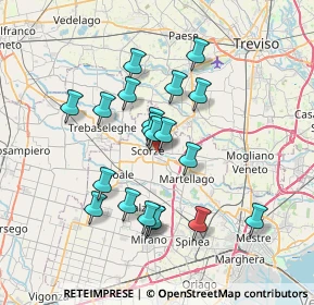 Mappa Via Moglianese Scorze, 30037 Scorzé VE, Italia (6.3105)