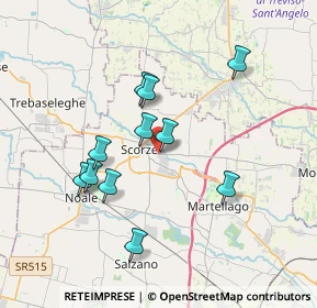 Mappa Via Moglianese Scorze, 30037 Scorzé VE, Italia (3.25364)