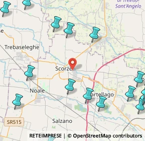 Mappa Via Moglianese Scorze, 30037 Scorzé VE, Italia (6.791)