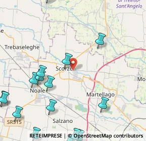 Mappa Via Moglianese Scorze, 30037 Scorzé VE, Italia (6.679)