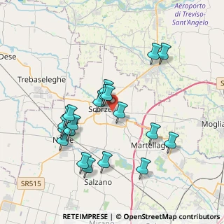 Mappa Via Moglianese Scorze, 30037 Scorzé VE, Italia (3.7115)