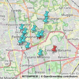 Mappa Via Arrigo Boito, 20037 Paderno Dugnano MI, Italia (1.65231)