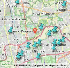 Mappa Via Arrigo Boito, 20037 Paderno Dugnano MI, Italia (2.57333)