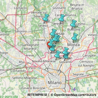 Mappa BRUNO, 20037 Paderno Dugnano MI, Italia (5.48167)