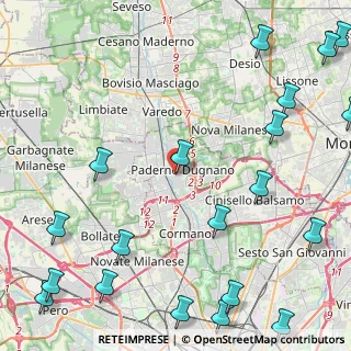 Mappa Strada Provinciale ex Strada Statale 35 dei Giovi, 20037 Paderno Dugnano MI, Italia (6.7185)
