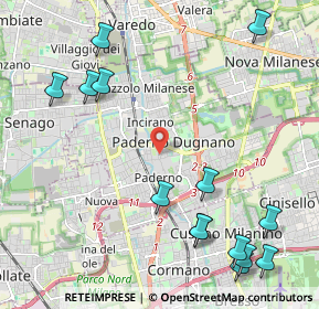 Mappa BRUNO, 20037 Paderno Dugnano MI, Italia (2.77857)