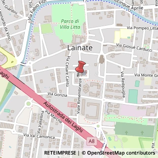 Mappa Viale Rimembranze, 28, 20020 Lainate, Milano (Lombardia)
