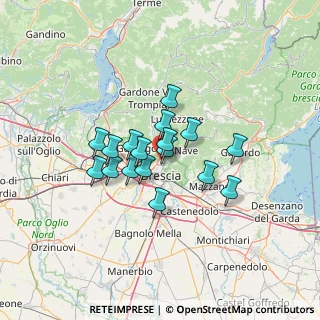 Mappa Via Montenevoso, 25128 Brescia BS, Italia (9.45118)