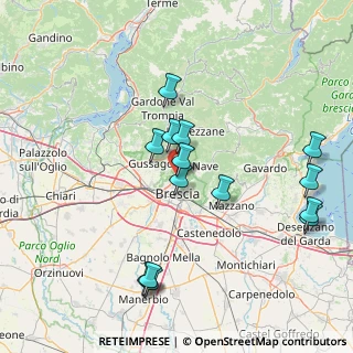 Mappa Via Montenevoso, 25128 Brescia BS, Italia (15.82357)