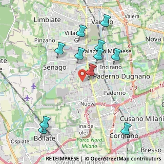 Mappa Via Monte Sole, 20037 Paderno Dugnano MI, Italia (2.12364)