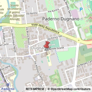 Mappa Via Achille Grandi, 33, 20037 Paderno Dugnano, Milano (Lombardia)