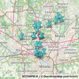 Mappa Via Podgora, 20037 Paderno Dugnano MI, Italia (5.97684)