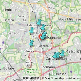 Mappa Via Podgora, 20037 Paderno Dugnano MI, Italia (1.48364)