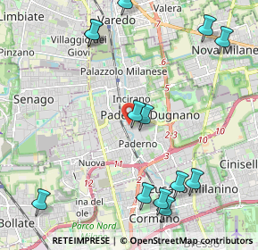 Mappa Via Podgora, 20037 Paderno Dugnano MI, Italia (2.58231)