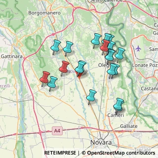 Mappa Via Boniperti, 28015 Momo NO, Italia (6.871)