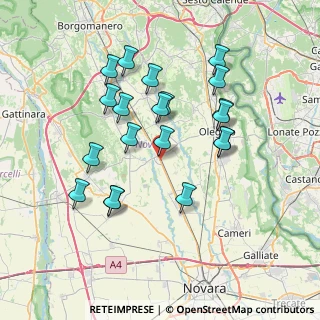 Mappa Via Boniperti, 28015 Momo NO, Italia (6.938)