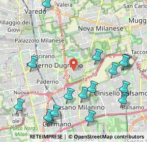 Mappa Via Armstrong Louis, 20037 Paderno Dugnano MI, Italia (2.59125)