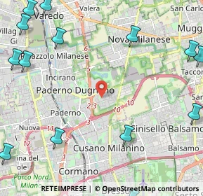 Mappa Via C. Riboldi, 20037 Paderno Dugnano MI, Italia (3.43214)