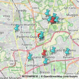 Mappa Via C. Riboldi, 20037 Paderno Dugnano MI, Italia (2.10067)