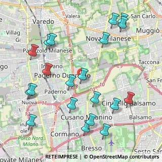Mappa Via Armstrong Louis, 20037 Paderno Dugnano MI, Italia (2.487)