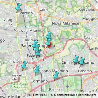 Mappa Via C. Riboldi, 20037 Paderno Dugnano MI, Italia (2.12182)