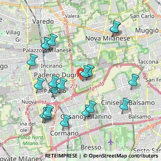 Mappa Via C. Riboldi, 20037 Paderno Dugnano MI, Italia (2.2335)