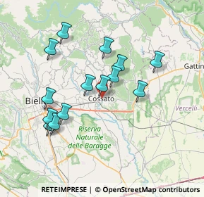 Mappa Piazza Gramsci, 13836 Cossato BI, Italia (6.80286)