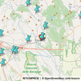 Mappa Via Mazzini, 13836 Cossato BI, Italia (5.7375)