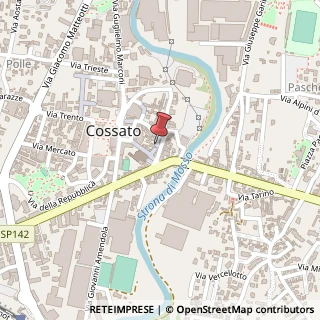 Mappa Piazza Gramsci, 12, 13836 Cossato, Biella (Piemonte)