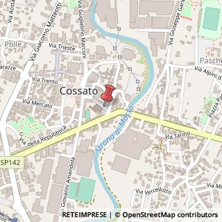 Mappa Piazza Gramsci, 18A, 13836 Cossato, Biella (Piemonte)