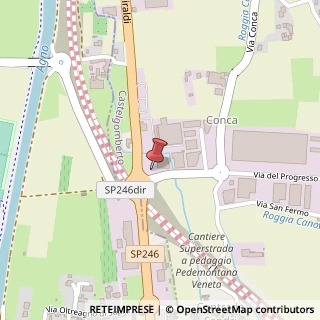 Mappa Via del Progresso, 1, 36070 Castelgomberto, Vicenza (Veneto)